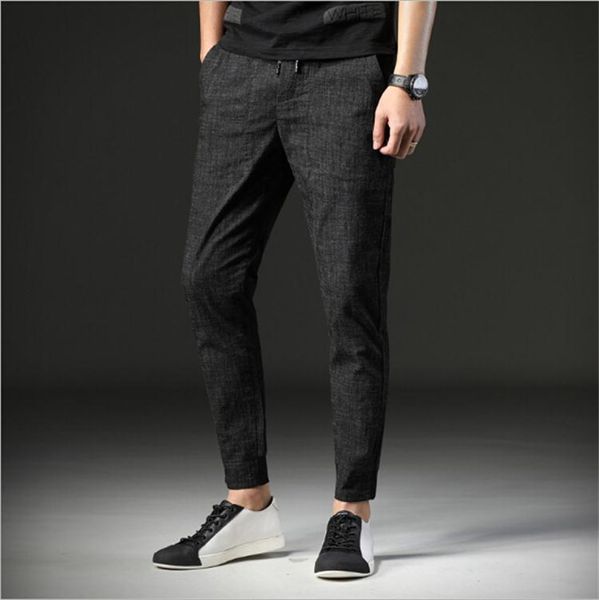 mens capris autumn casual harem pants elastic waist slim fit fashion capris pants pencil pants blue high quality, Black
mens capris autumn casual harem pants elastic waist slim fit fashion capris pants pencil pants blue high quality, Black