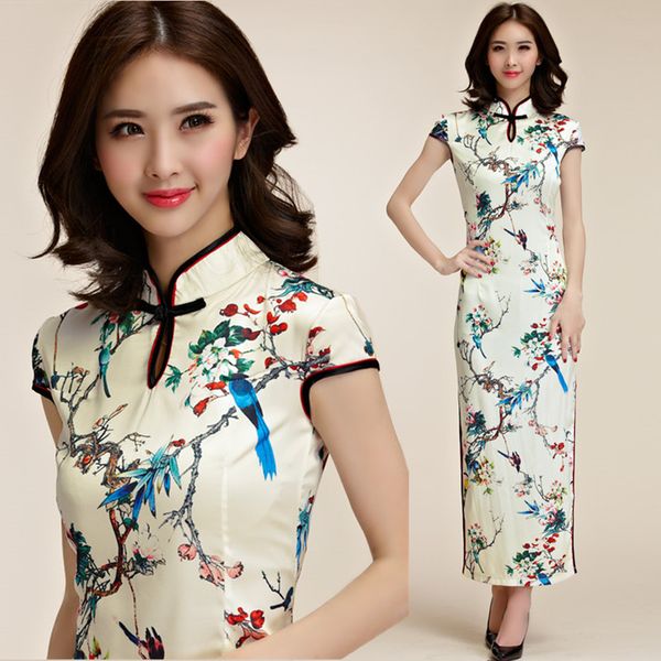 3xl plus size new chinese traditional women flower satin elegant cheongsam qipao long evening party split lady dress vestidos, Red
3xl plus size new chinese traditional women flower satin elegant cheongsam qipao long evening party split lady dress vestidos, Red