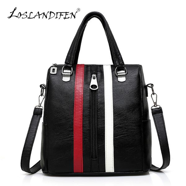 new multifunctional ladies black backpack red white gray stripes cute bear ornaments hand shoulder messenger 4 usages women bag
new multifunctional ladies black backpack red white gray stripes cute bear ornaments hand shoulder messenger 4 usages women bag