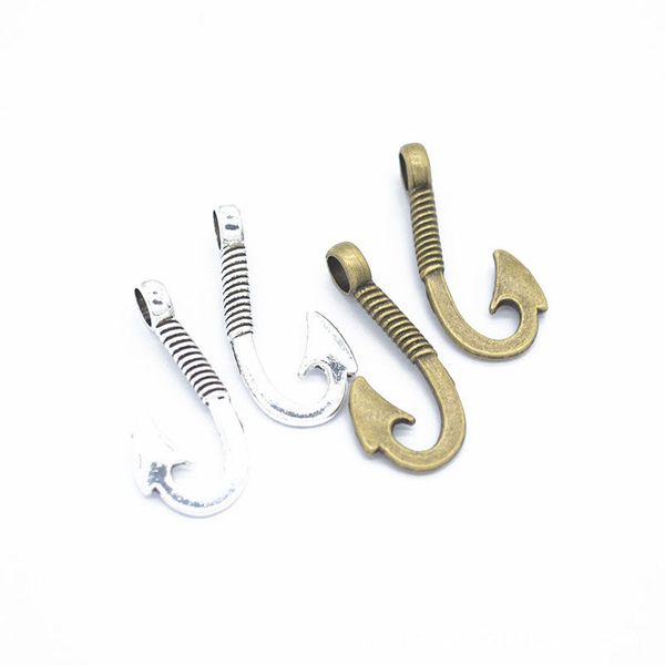 bulk 300 pcs fishhook charms pendant antique silver & antique bronze good for diy craft jewelry making, Bronze;silver
bulk 300 pcs fishhook charms pendant antique silver & antique bronze good for diy craft jewelry making, Bronze;silver