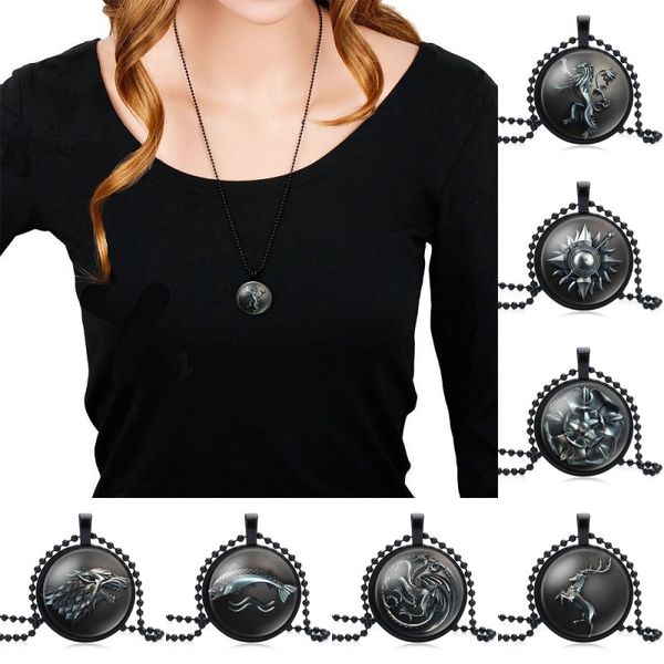 песнь льда и огня ожерелья время драгоценный камень стекло ожерелье кабошон игра престолов ожерелье дом таргариен дракон, Silver 
песнь льда и огня ожерелья время драгоценный камень стекло ожерелье кабошон игра престолов ожерелье дом таргариен дракон, Silver