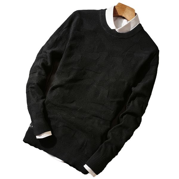 2018 new autumn winter men's fashion thin slim wild bottoming jersey o-neck 100%polyester patchwork warmer pullover sweater w373, White;black
2018 new autumn winter men's fashion thin slim wild bottoming jersey o-neck 100%polyester patchwork warmer pullover sweater w373, White;black