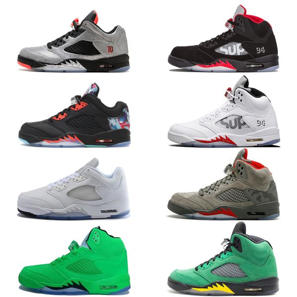2018 new 5 5s wings international flight mens basketball shoes red blue suede olympic gold medal men sports sneakers designer trainers 7-13, White;red
2018 new 5 5s wings international flight mens basketball shoes red blue suede olympic gold medal men sports sneakers designer trainers 7-13, White;red