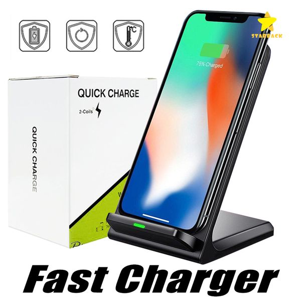 q700 2 coils wireless charger fast charger qi wireless charging stand pad for iphone x xs max samsung s9 s10 with retail package
q700 2 coils wireless charger fast charger qi wireless charging stand pad for iphone x xs max samsung s9 s10 with retail package