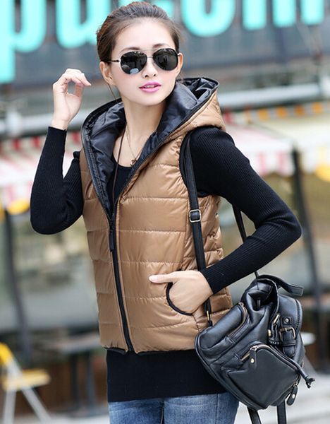 2017 wholesale spring selling girls streetwear 15 colors m-xxl coon down vest ladies work warm women's jacket, Black;white
2017 wholesale spring selling girls streetwear 15 colors m-xxl coon down vest ladies work warm women's jacket, Black;white