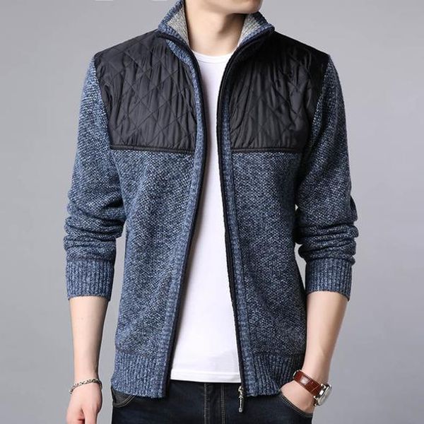 2018 autumn winter solid casual men jacket knitted thick warm new brand men's jackets coats gd1018, Black;brown
2018 autumn winter solid casual men jacket knitted thick warm new brand men's jackets coats gd1018, Black;brown
