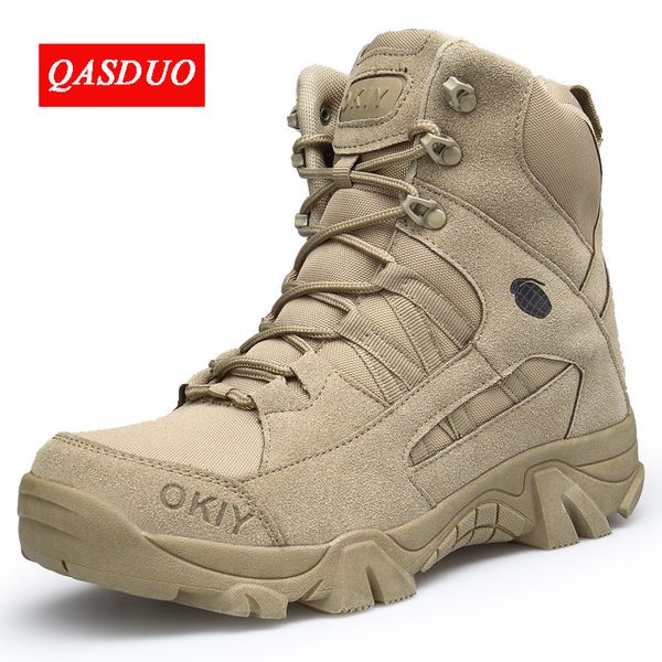 qasduo 2018 men boots quality special force tactical desert combat ankle boats army work shoes leather snow boots, Black
qasduo 2018 men boots quality special force tactical desert combat ankle boats army work shoes leather snow boots, Black