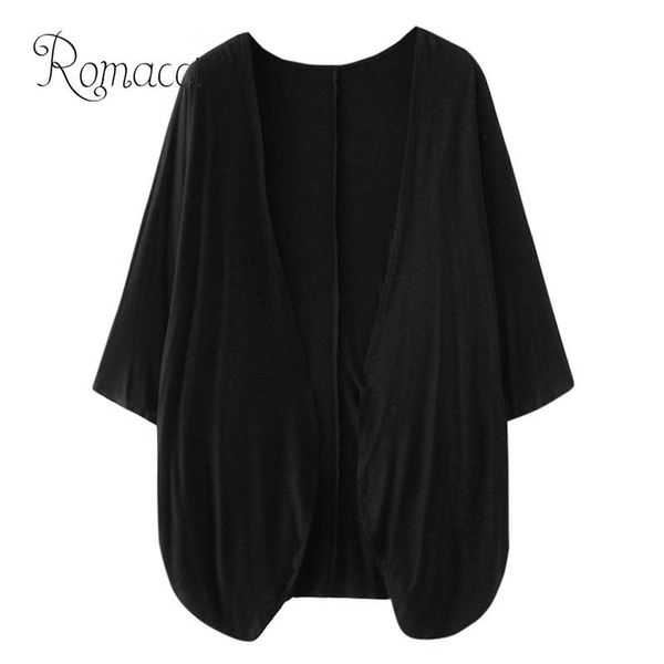 casual women autumn cotton knitted cardigan solid color batwing half sleeve asymmetric open front plus size loose thin coat cape, White;black
casual women autumn cotton knitted cardigan solid color batwing half sleeve asymmetric open front plus size loose thin coat cape, White;black