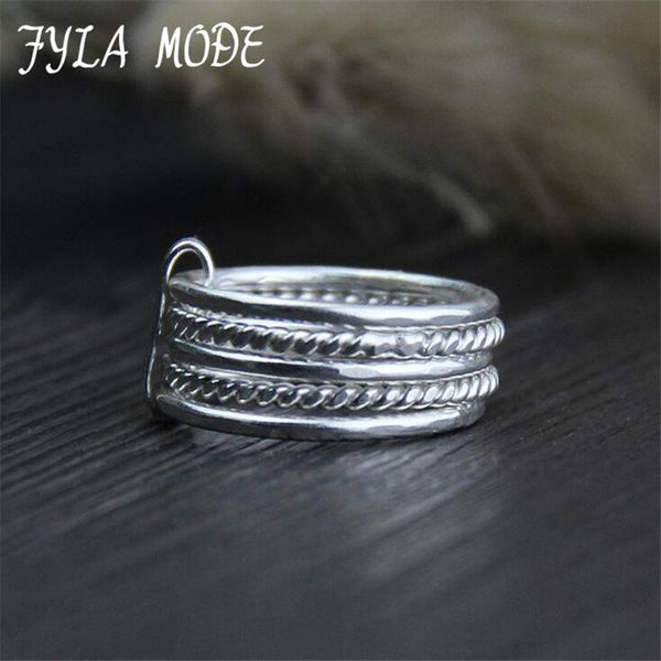 fyla mode fashion 999 thai silver index finger ring fine multilayer ring accessories gift for women's jewelry 7.50mm 6g wt060, Golden;silver
fyla mode fashion 999 thai silver index finger ring fine multilayer ring accessories gift for women's jewelry 7.50mm 6g wt060, Golden;silver