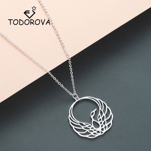 todorova bird charm necklace origami phoenix pendant necklace gold chain women animal jewelry accessories men, Silver
todorova bird charm necklace origami phoenix pendant necklace gold chain women animal jewelry accessories men, Silver