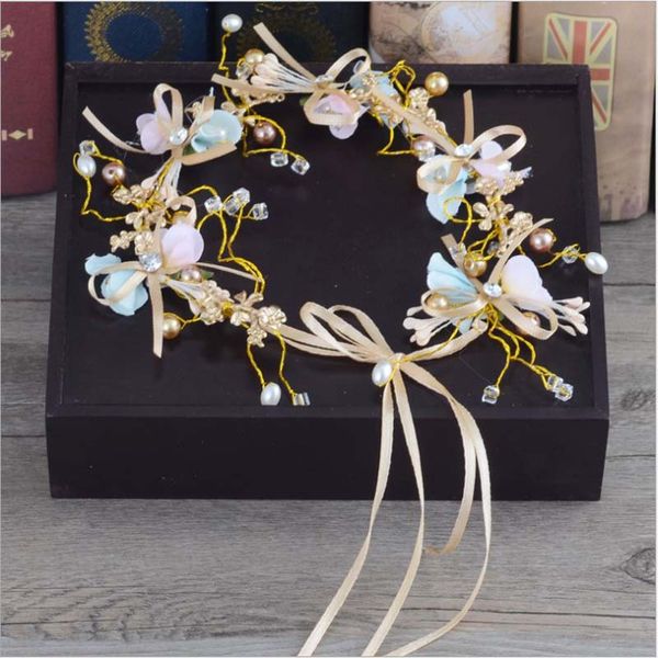 handmade wedding hair jewelry fabric flower crown with bracelet and earring pearl bridal accessories prom floweer garland wreath ribbon, Slivery;golden
handmade wedding hair jewelry fabric flower crown with bracelet and earring pearl bridal accessories prom floweer garland wreath ribbon, Slivery;golden