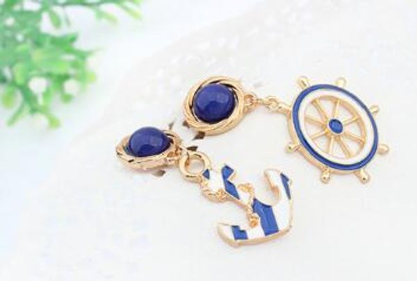 new personalized ship anchor cartoon sweet ear nail cross-border e-commerce alloy women's ear ornaments sales personality fashion, Silver
new personalized ship anchor cartoon sweet ear nail cross-border e-commerce alloy women's ear ornaments sales personality fashion, Silver