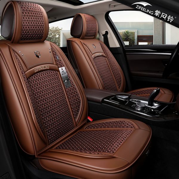 Universal Car Accessories Seat Covers For Trucks Durable PU Leather Five Seats Covers For SUV Full Surrounded Design High Quality
Universal Car Accessories Seat Covers For Trucks Durable PU Leather Five Seats Covers For SUV Full Surrounded Design High Quality