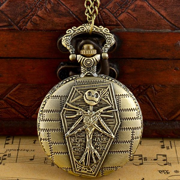 antique bronze the nightmare before christmas quartz pocket watch classic men women pendant necklace halloween gift, Slivery;golden
antique bronze the nightmare before christmas quartz pocket watch classic men women pendant necklace halloween gift, Slivery;golden