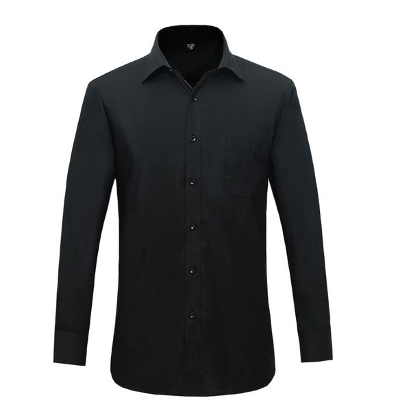 hcxy 2018 autumn dress shirts for men long sleeve casual white formal mens shirts slim fit wedding shirt male, White;black
hcxy 2018 autumn dress shirts for men long sleeve casual white formal mens shirts slim fit wedding shirt male, White;black