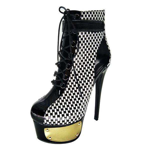 kolnoo new 2018 elegant style handmade women's high heel boots crosscriss lace-up glitter deco party evening fashion ankle booties x183, Black
kolnoo new 2018 elegant style handmade women's high heel boots crosscriss lace-up glitter deco party evening fashion ankle booties x183, Black