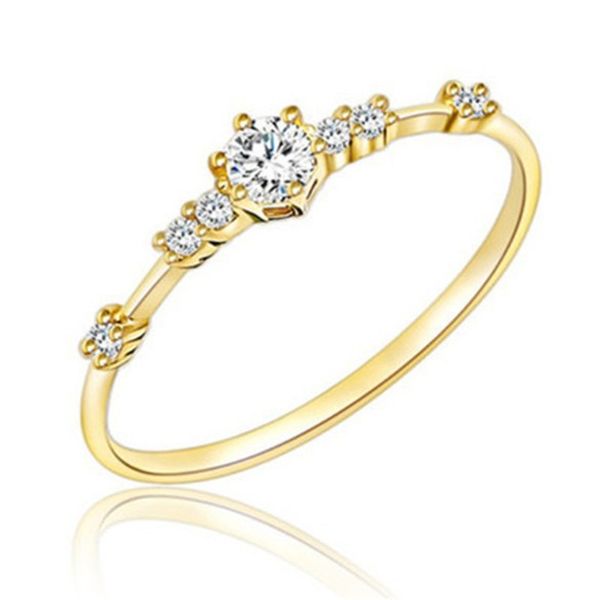 925 silver plated 14k gold color 7pcs crystal wedding rings lovers gifts cz zircon ring for women band jewelry sj, Golden;silver
925 silver plated 14k gold color 7pcs crystal wedding rings lovers gifts cz zircon ring for women band jewelry sj, Golden;silver
