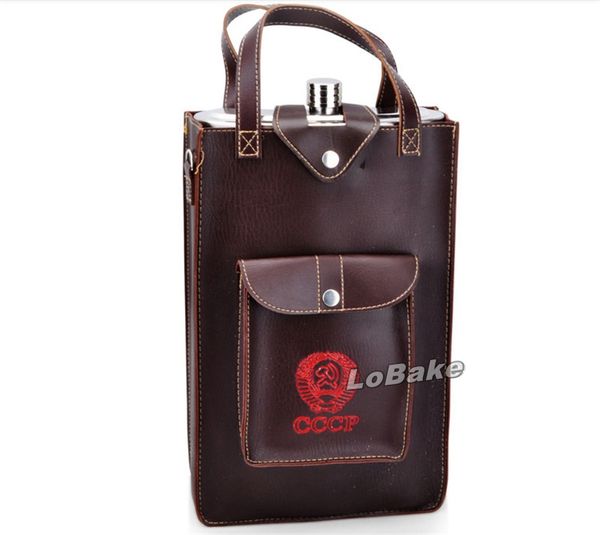 new big size 178oz stainless steel hip flask liquor alcohol bottle container with leather handbag for outdoor drinking supplies
new big size 178oz stainless steel hip flask liquor alcohol bottle container with leather handbag for outdoor drinking supplies
