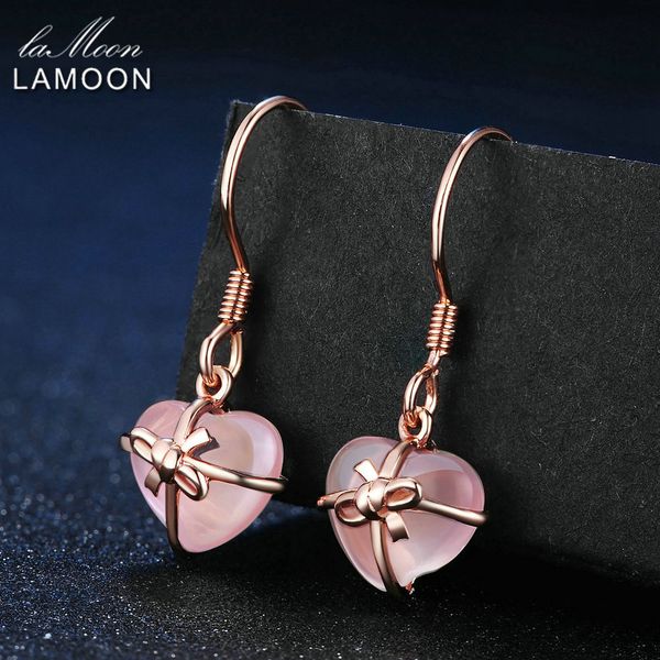 lamoon 7x8mm 100% natural heart pink rose quartz 925 sterling silver jewelry drop earrings s925 lmei012, Golden;silver
lamoon 7x8mm 100% natural heart pink rose quartz 925 sterling silver jewelry drop earrings s925 lmei012, Golden;silver