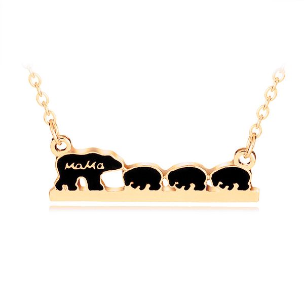 mama bear alloy necklace bear gold silver necklace mom love kid fashion jewelry for mother's day gift sale
mama bear alloy necklace bear gold silver necklace mom love kid fashion jewelry for mother's day gift sale