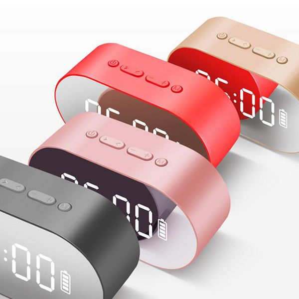 P1 Bluetooth Alarm Clock Speaker LED Display Digital Mirror With Aux TF Card USB Flash disk FM Home Office Portable HIFI Speaker
P1 Bluetooth Alarm Clock Speaker LED Display Digital Mirror With Aux TF Card USB Flash disk FM Home Office Portable HIFI Speaker