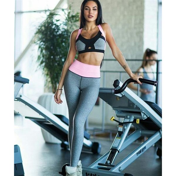 2018 women's tracksuit tights sportswear fitness yoga suit sport set for female gym clothing workout two piece jumpsuit crop top, White;red
2018 women's tracksuit tights sportswear fitness yoga suit sport set for female gym clothing workout two piece jumpsuit crop top, White;red