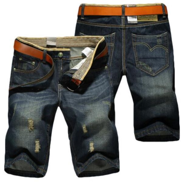 2018 new summer mens class shorts jeans straight denim breathable fashion casual men knee length jeans, Blue
2018 new summer mens class shorts jeans straight denim breathable fashion casual men knee length jeans, Blue