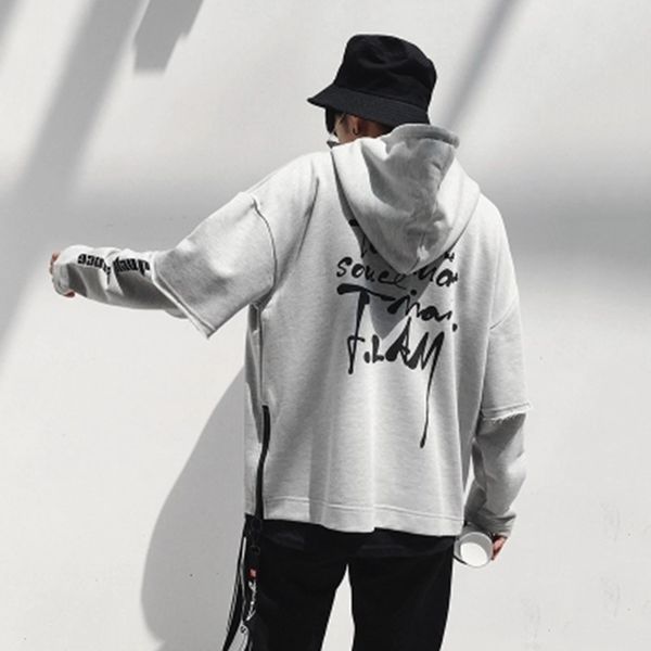 kpop крупногабаритные толстовки hip hop поддельный две пьесы половина zipper оранжевого урожай толстовка мужчины high street толстовка корея, Black
kpop крупногабаритные толстовки hip hop поддельный две пьесы половина zipper оранжевого урожай толстовка мужчины high street толстовка корея, Black