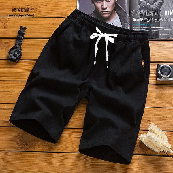 2018 summer new casual street solid color cotton thin shorts men, thin and elastic waist tie casual shorts men, Black
2018 summer new casual street solid color cotton thin shorts men, thin and elastic waist tie casual shorts men, Black