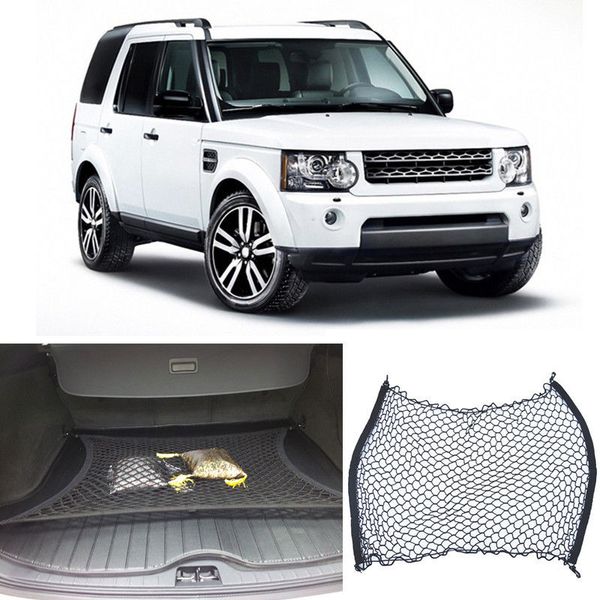 for land rover discovery 2/3/4 car auto vehicle black rear trunk cargo baggage organizer storage nylon plain vertical seat net 
for land rover discovery 2/3/4 car auto vehicle black rear trunk cargo baggage organizer storage nylon plain vertical seat net