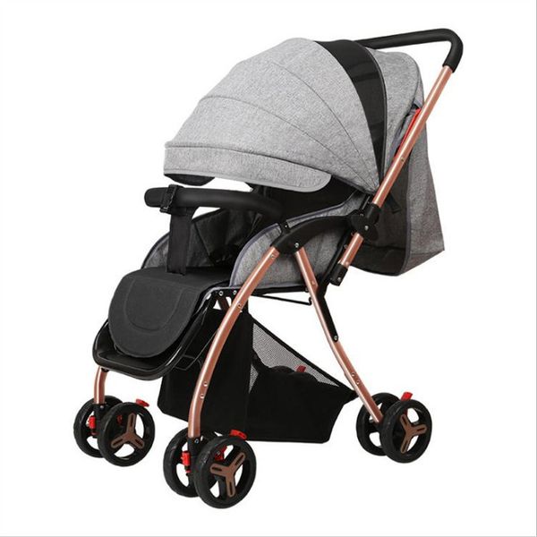 

convertible lightweight baby stroller lie flat travel portable folding baby carriage for newborn four wheels umbrella car