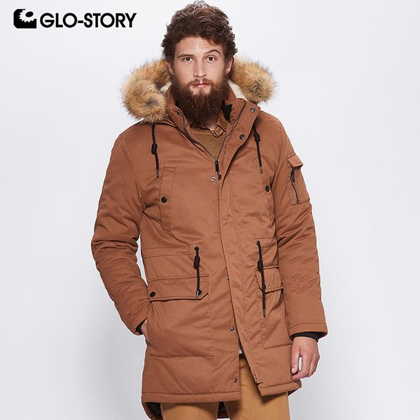 glo-story men's 2018 thick padded warm long windbreaker snow parkas man detachable fur hooded jacket coats msx-6675, Black
glo-story men's 2018 thick padded warm long windbreaker snow parkas man detachable fur hooded jacket coats msx-6675, Black