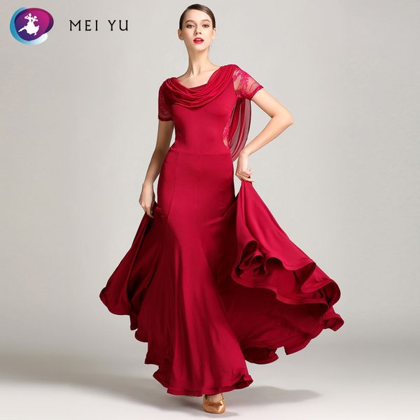 mei yu s9019 2018 new modern dance costume women ladies adults dancewear waltzing tango ballroom costume evening party dress, Black;red
mei yu s9019 2018 new modern dance costume women ladies adults dancewear waltzing tango ballroom costume evening party dress, Black;red