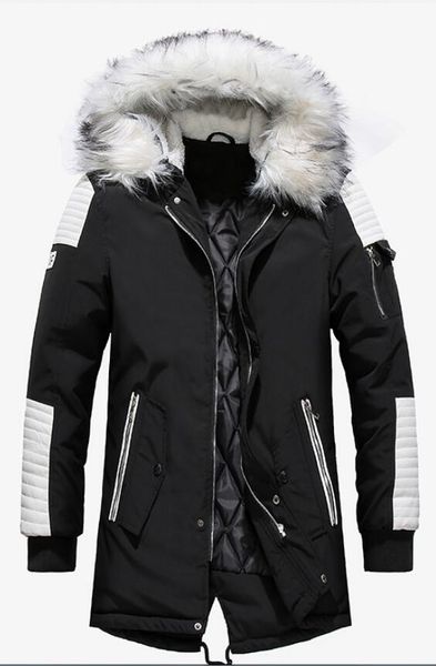 2018 mens jackets black long man winter jacket men thicken warm fur hooded and coats zipper down men parkas
2018 mens jackets black long man winter jacket men thicken warm fur hooded and coats zipper down men parkas