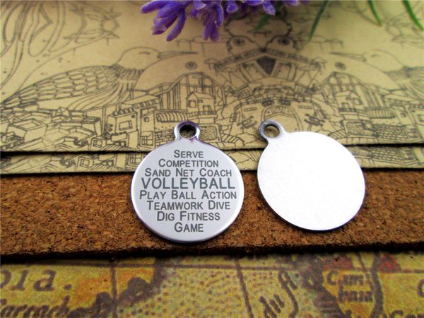 40pcs--"volleyball"stainless steel charms more style for choosing diy charms pendants for necklace, Bronze;silver
40pcs--"volleyball"stainless steel charms more style for choosing diy charms pendants for necklace, Bronze;silver