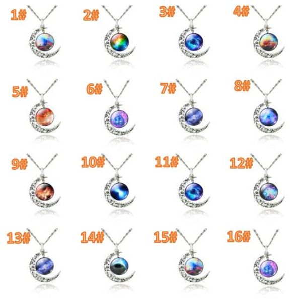 vintage moon necklace starry moon outer space universe gemstone necklaces pendants chain jewelry children accessories, Red;brown
vintage moon necklace starry moon outer space universe gemstone necklaces pendants chain jewelry children accessories, Red;brown