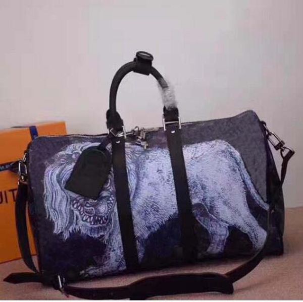 M41449 animal ourdoor pack 2018 famou brand de igner keepall printed duffle bag genuine leather travel lion bag 45cm
M41449 animal ourdoor pack 2018 famou brand de igner keepall printed duffle bag genuine leather travel lion bag 45cm