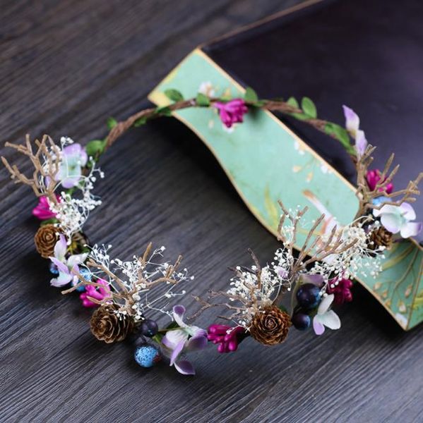 korean handmade women's department garland location shooting wedding dress accessories, bridesmaid flower wreath ring, Slivery;golden
korean handmade women's department garland location shooting wedding dress accessories, bridesmaid flower wreath ring, Slivery;golden