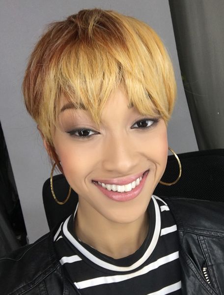 men or women short straight blonde natural wigs high tempreture resistant synthetic hair fashion handsome handsome wigs, Black
men or women short straight blonde natural wigs high tempreture resistant synthetic hair fashion handsome handsome wigs, Black