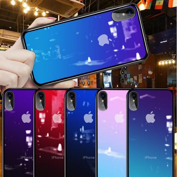Luxury Aurora Colorful Gradient Phone Case for iPhone X XS Max 6s 8 Plus Ultra Thin Soft TPU Bumper Tempered Glass Cover
Luxury Aurora Colorful Gradient Phone Case for iPhone X XS Max 6s 8 Plus Ultra Thin Soft TPU Bumper Tempered Glass Cover