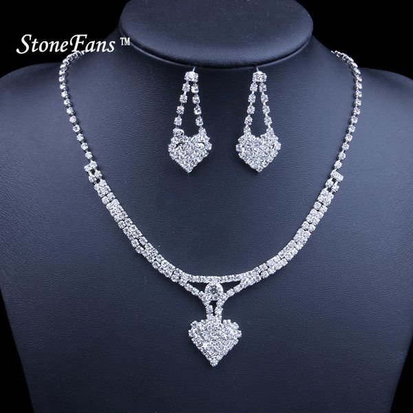 stonefans women's wedding bride love heart necklace set crystal rhinestone bridal necklaces earrings jewelry set gift for women, Slivery;golden
stonefans women's wedding bride love heart necklace set crystal rhinestone bridal necklaces earrings jewelry set gift for women, Slivery;golden