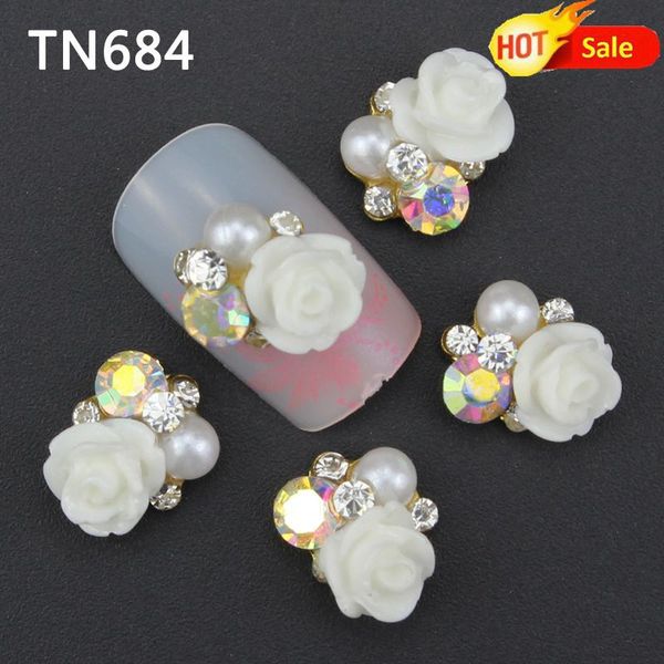10pc white alloy glitter 3d nail art rose decorations with rhinestones,alloy nail charms,jewelry on nails salon supplies tn684, Silver;gold
10pc white alloy glitter 3d nail art rose decorations with rhinestones,alloy nail charms,jewelry on nails salon supplies tn684, Silver;gold
