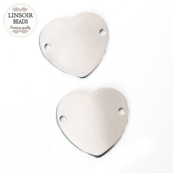 10pcs/lot 31*29mm silver color stainless steel heart shape blank stamping pendants bracelet connectors jewelry making f3372, Black
10pcs/lot 31*29mm silver color stainless steel heart shape blank stamping pendants bracelet connectors jewelry making f3372, Black