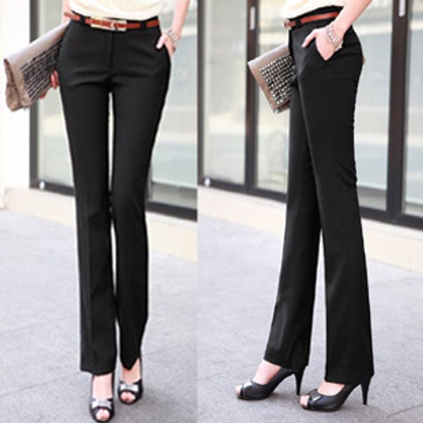 2016 fashion new women pants straight/ flares slim high waist formal trousers for woman female plus size 26,27,28,29,30,31,32,33, Black;white
2016 fashion new women pants straight/ flares slim high waist formal trousers for woman female plus size 26,27,28,29,30,31,32,33, Black;white