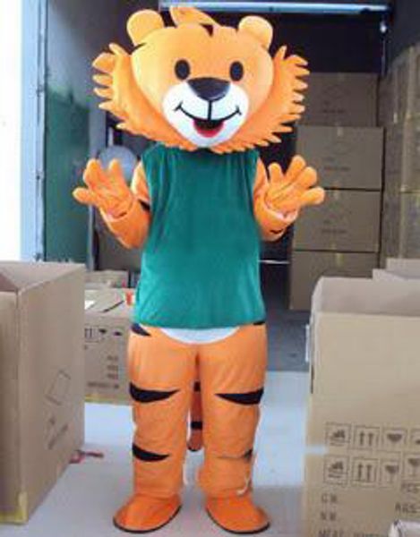 2018 handmade green vest tiger fancy dress cartoon animal mascot costume ing, Red;yellow
2018 handmade green vest tiger fancy dress cartoon animal mascot costume ing, Red;yellow