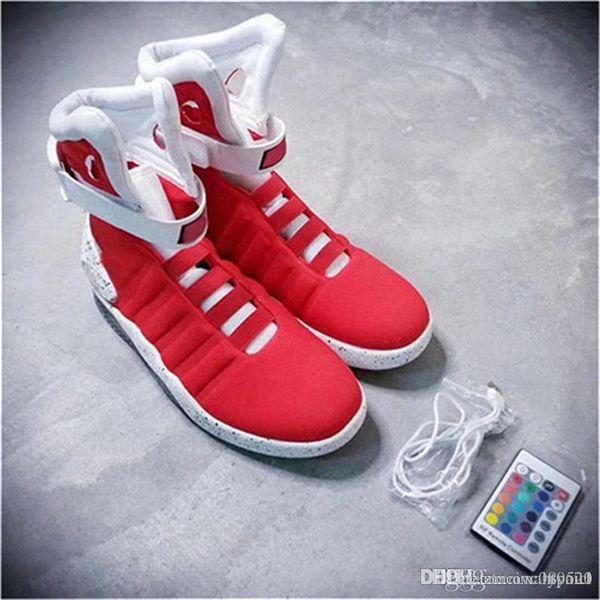 air mag back to the future glow in the dark gray sneakers marty mcfly's led shoes black mag marty mcflys sneakers with box quality
air mag back to the future glow in the dark gray sneakers marty mcfly's led shoes black mag marty mcflys sneakers with box quality
