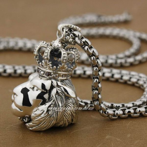 linsion crown guardians king lion mens 925 sterling silver pendant 8b002 stainless steel necklace 24 inches
linsion crown guardians king lion mens 925 sterling silver pendant 8b002 stainless steel necklace 24 inches
