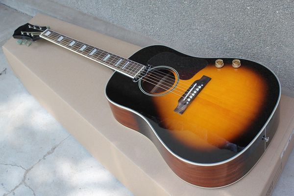 factory custom 41" tobacco sunburst acoustic guitar,rosewood fingerboard,white pearl fret inaly,can add pickup,can be customized
factory custom 41" tobacco sunburst acoustic guitar,rosewood fingerboard,white pearl fret inaly,can add pickup,can be customized