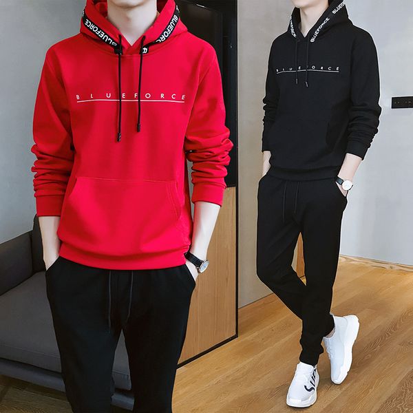 loldeal men set quality fleece sweatshirt + pants male tracksuit sporting sweat suits gyms survetement sportswear, Gray
loldeal men set quality fleece sweatshirt + pants male tracksuit sporting sweat suits gyms survetement sportswear, Gray