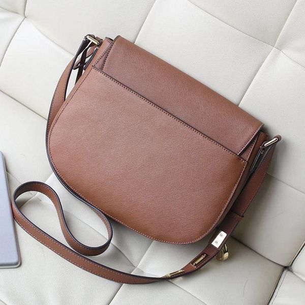 

Free delivery perfect quality handbags for women Europe retro shoulder bag saddle bag lock bag